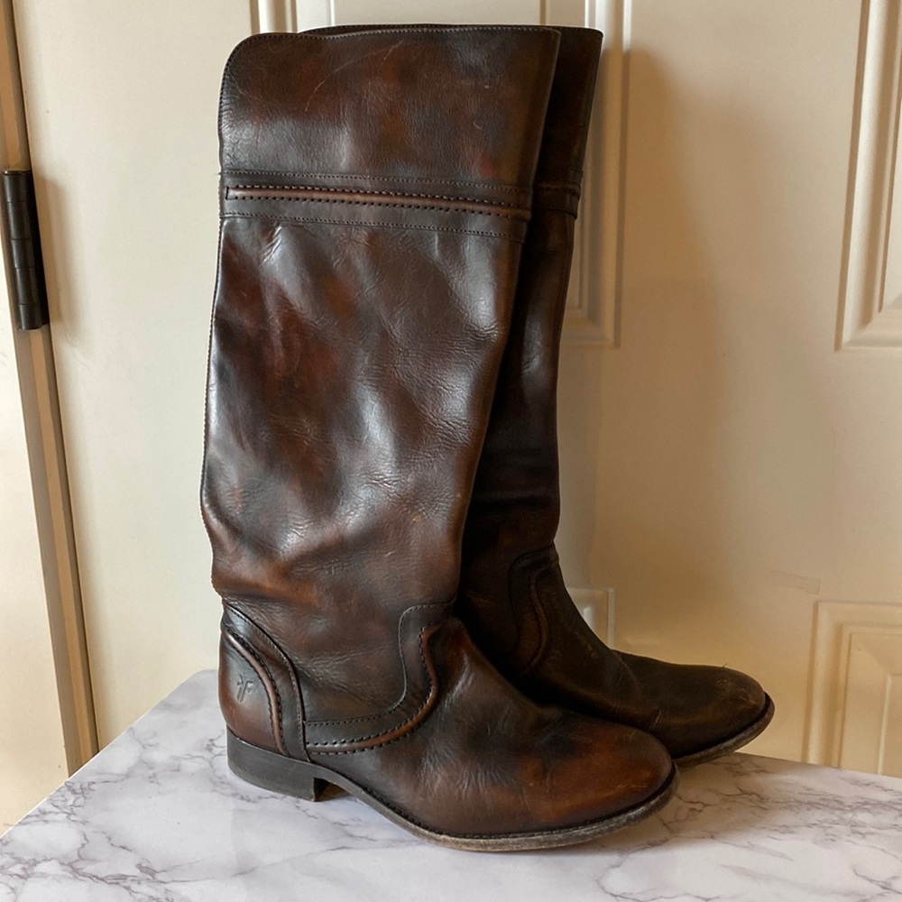 Frye Melissa trapunto boots